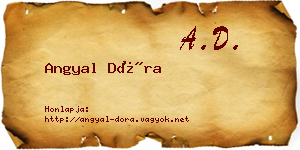 Angyal Dóra névjegykártya